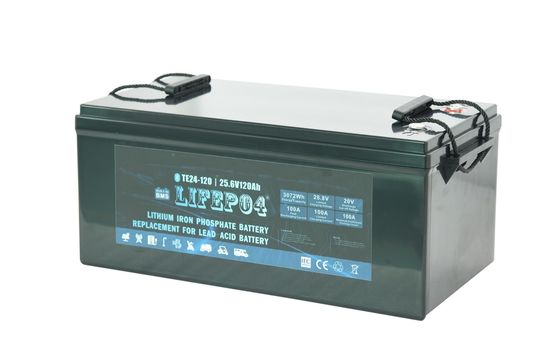 बैकअप पावर के लिए पोर्टेबल 24V 100AH ​​Lifep04 लिथियम बैटरी