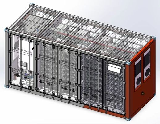 1.3 MWH BESS बैटरी एनर्जी स्टोरेज सिस्टम लिथियम Lifepo4 एनर्जी ESS