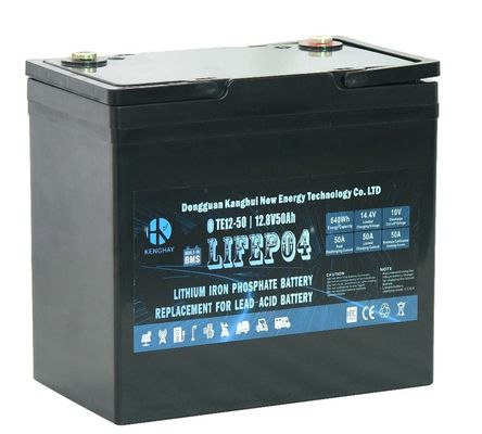 25.5kg Lifepo4 UPS बैटरी वोल्टेज 12V अधिकतम चार्ज करंट 50A 500Ah
